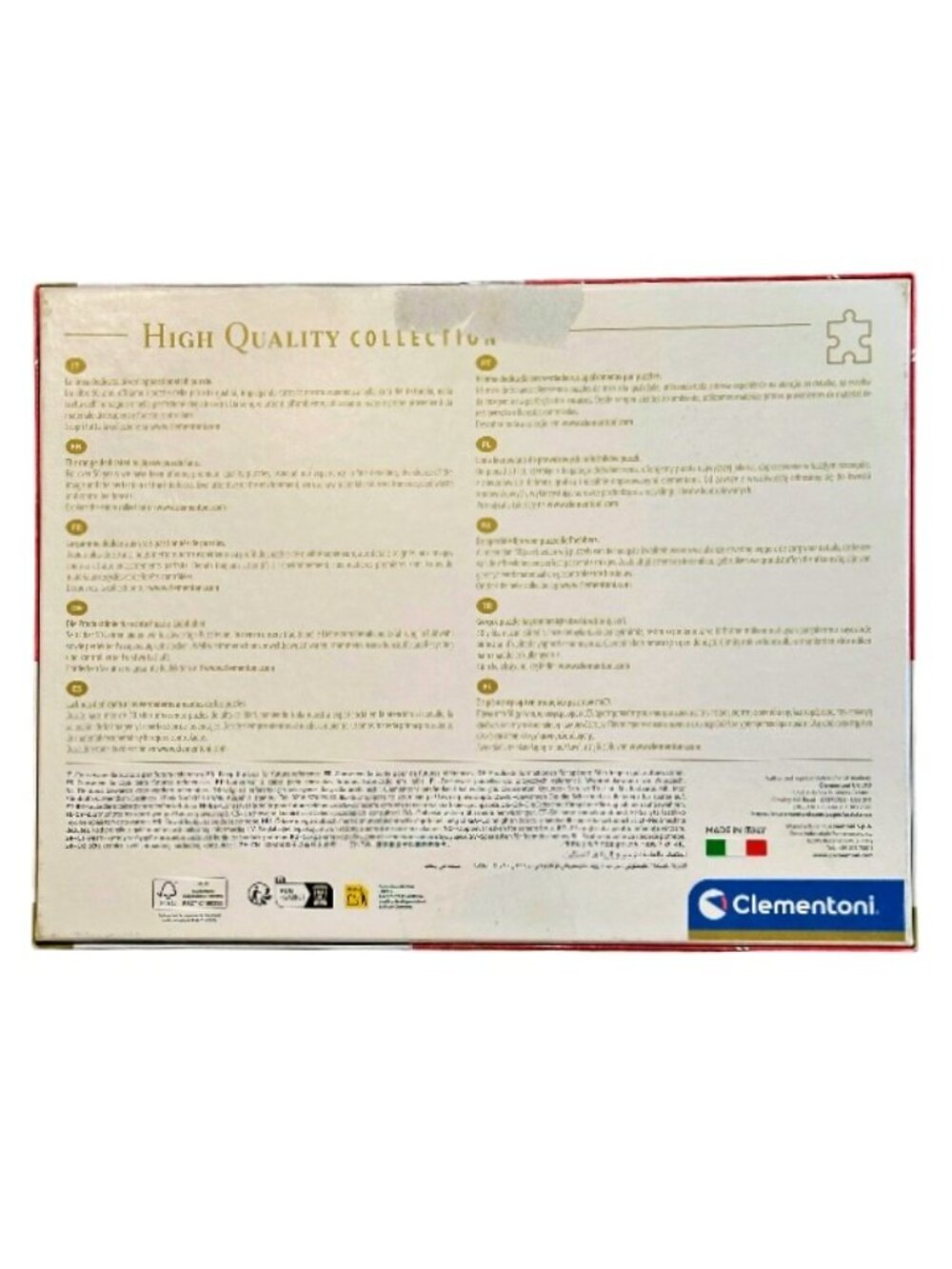Christmas by the Fire LAB Jigsaw Puzzle 1000 Piece Portrait Clementoni COMPLETE! - Picture 8 of 8